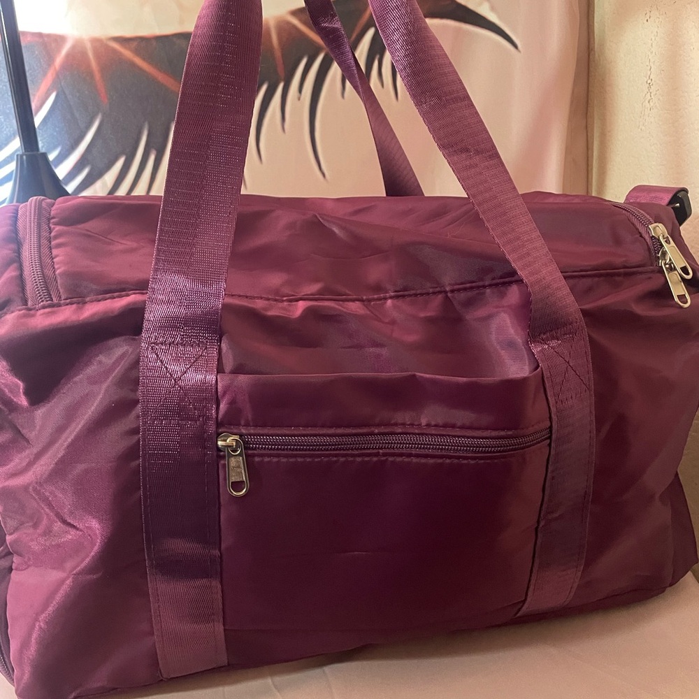 Purple Travel Duffel Bag - Picture 8 of 11